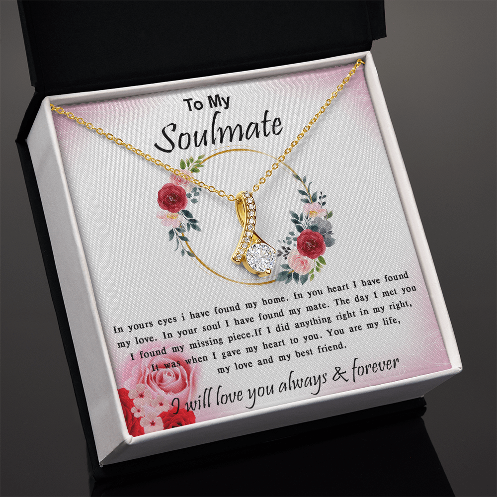 To My Soulmate-Alluring Beauty Necklace-My Home, My Love