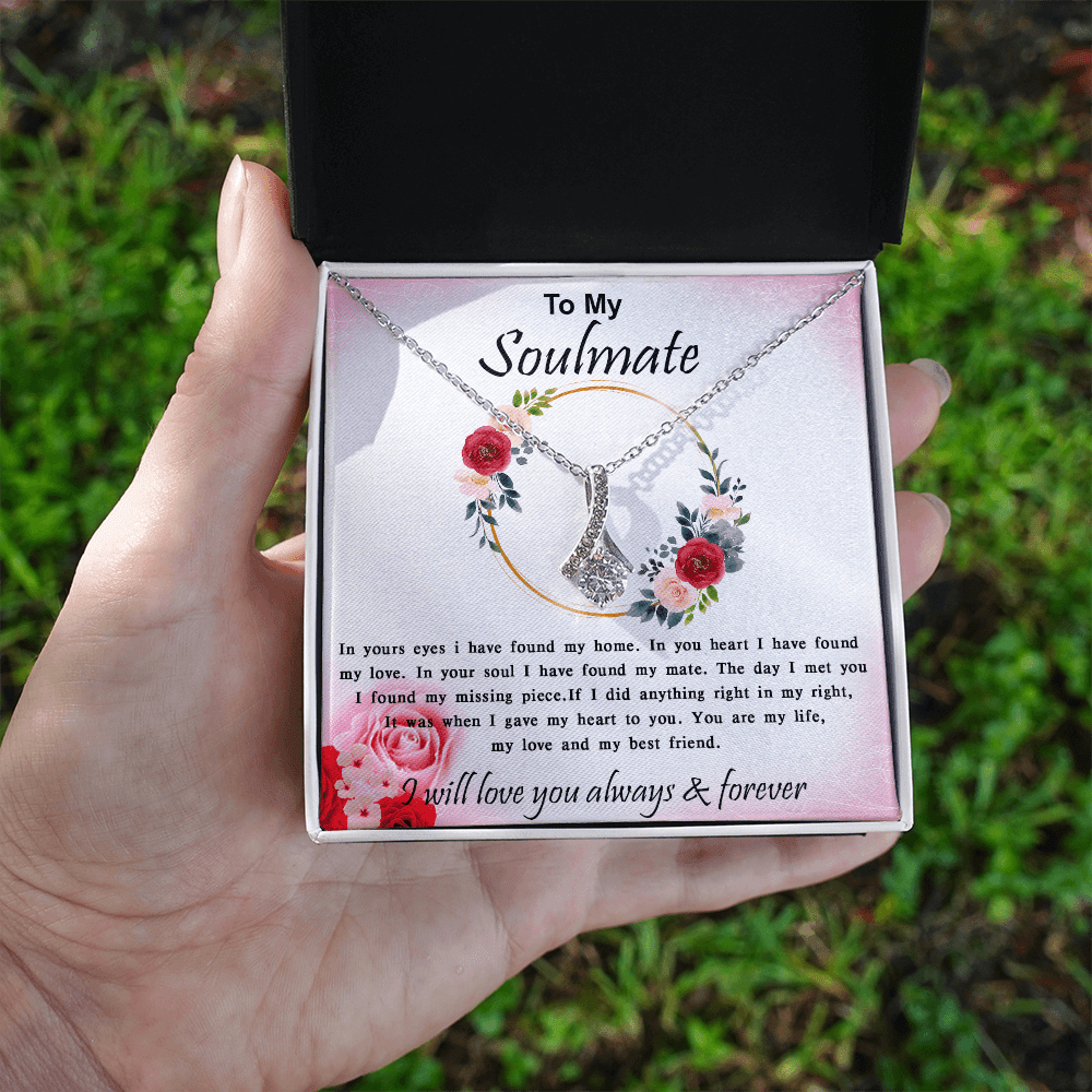 To My Soulmate-Alluring Beauty Necklace-My Home, My Love