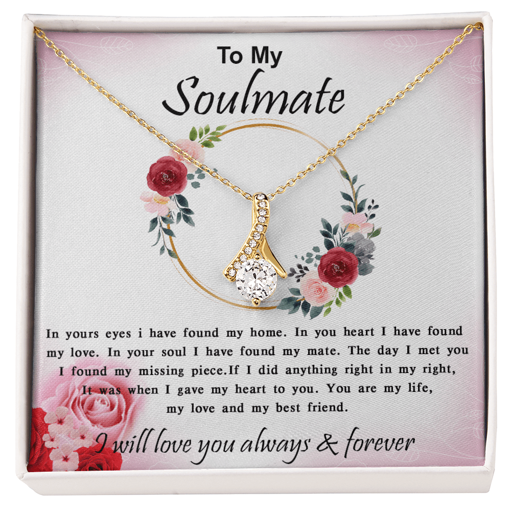 To My Soulmate-Alluring Beauty Necklace-My Home, My Love