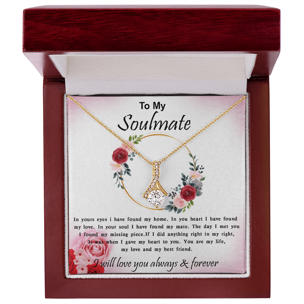 To My Soulmate-Alluring Beauty Necklace-My Home, My Love
