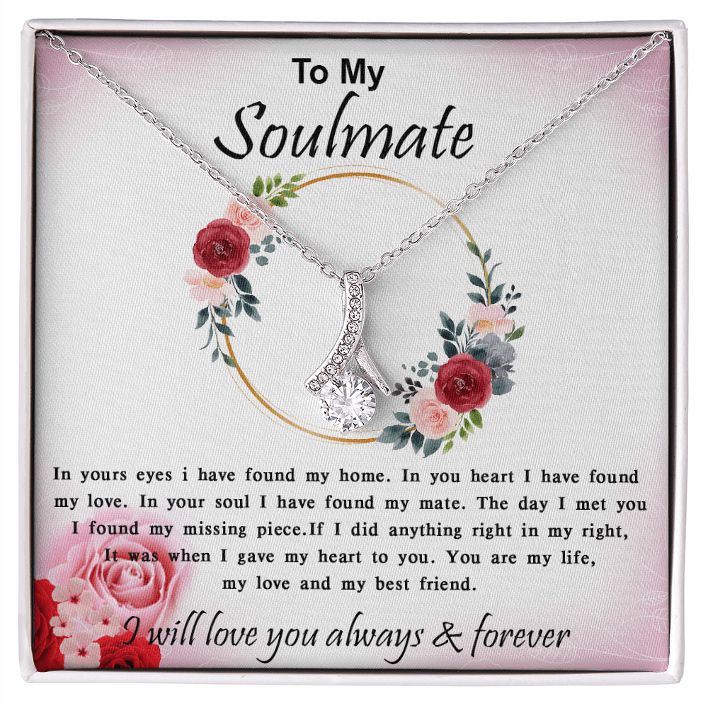 To My Soulmate-Alluring Beauty Necklace-My Home, My Love