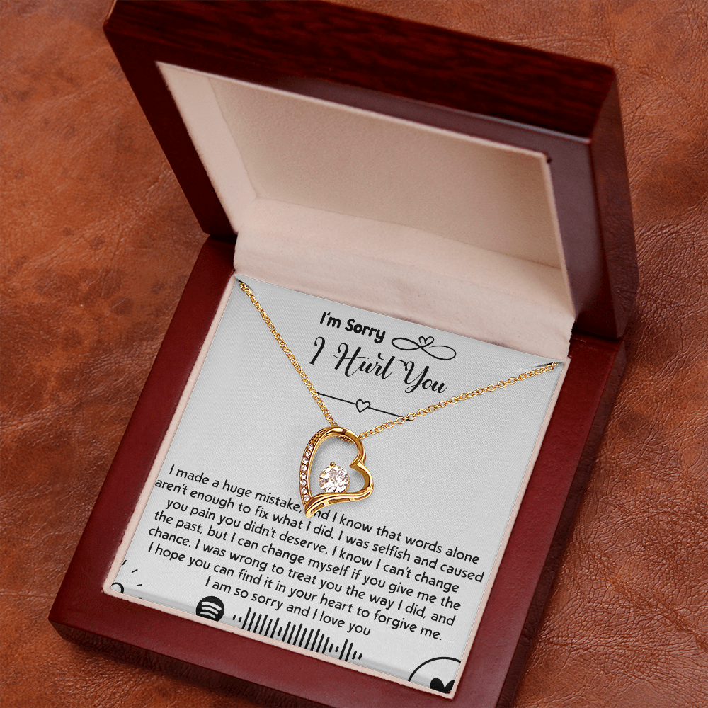To my Wife [girl friend] -Forever love  Necklace-I'm So Sorry I Hurt You