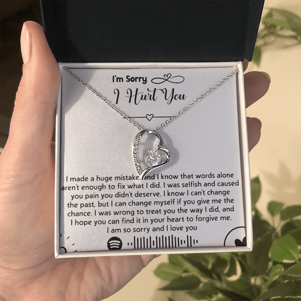 To my Wife [girl friend] -Forever love  Necklace-I'm So Sorry I Hurt You