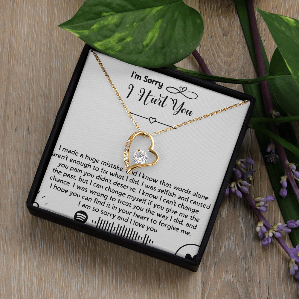 To my Wife [girl friend] -Forever love  Necklace-I'm So Sorry I Hurt You