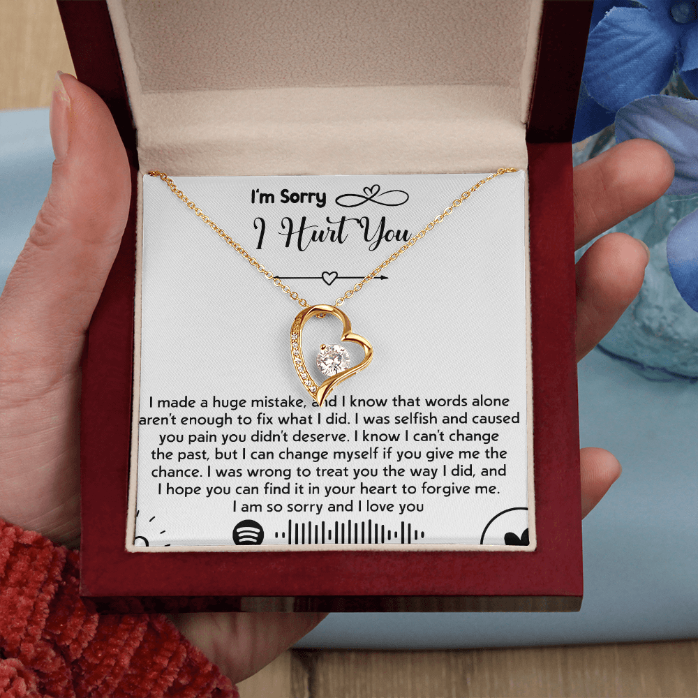 To my Wife [girl friend] -Forever love  Necklace-I'm So Sorry I Hurt You