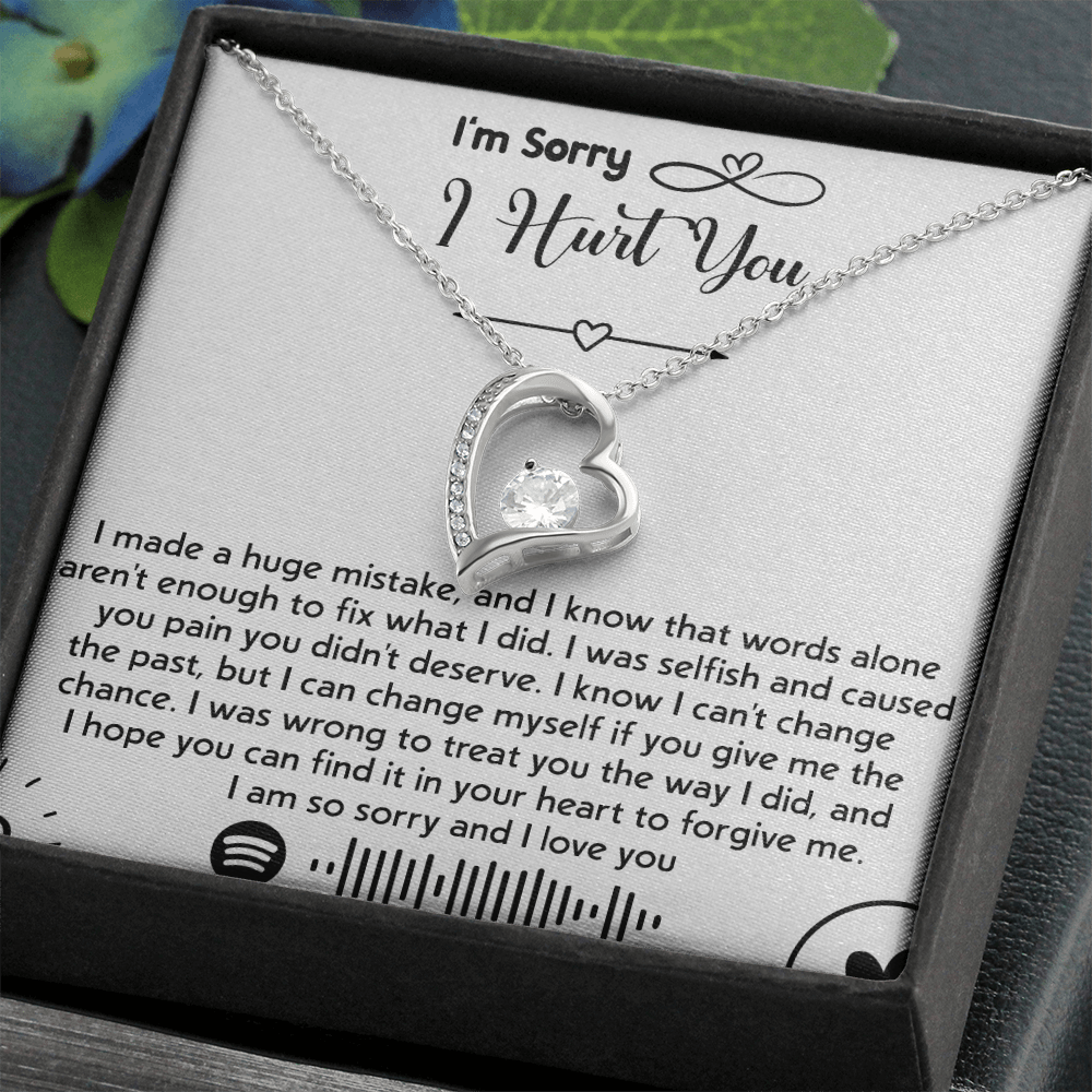 To my Wife [girl friend] -Forever love  Necklace-I'm So Sorry I Hurt You
