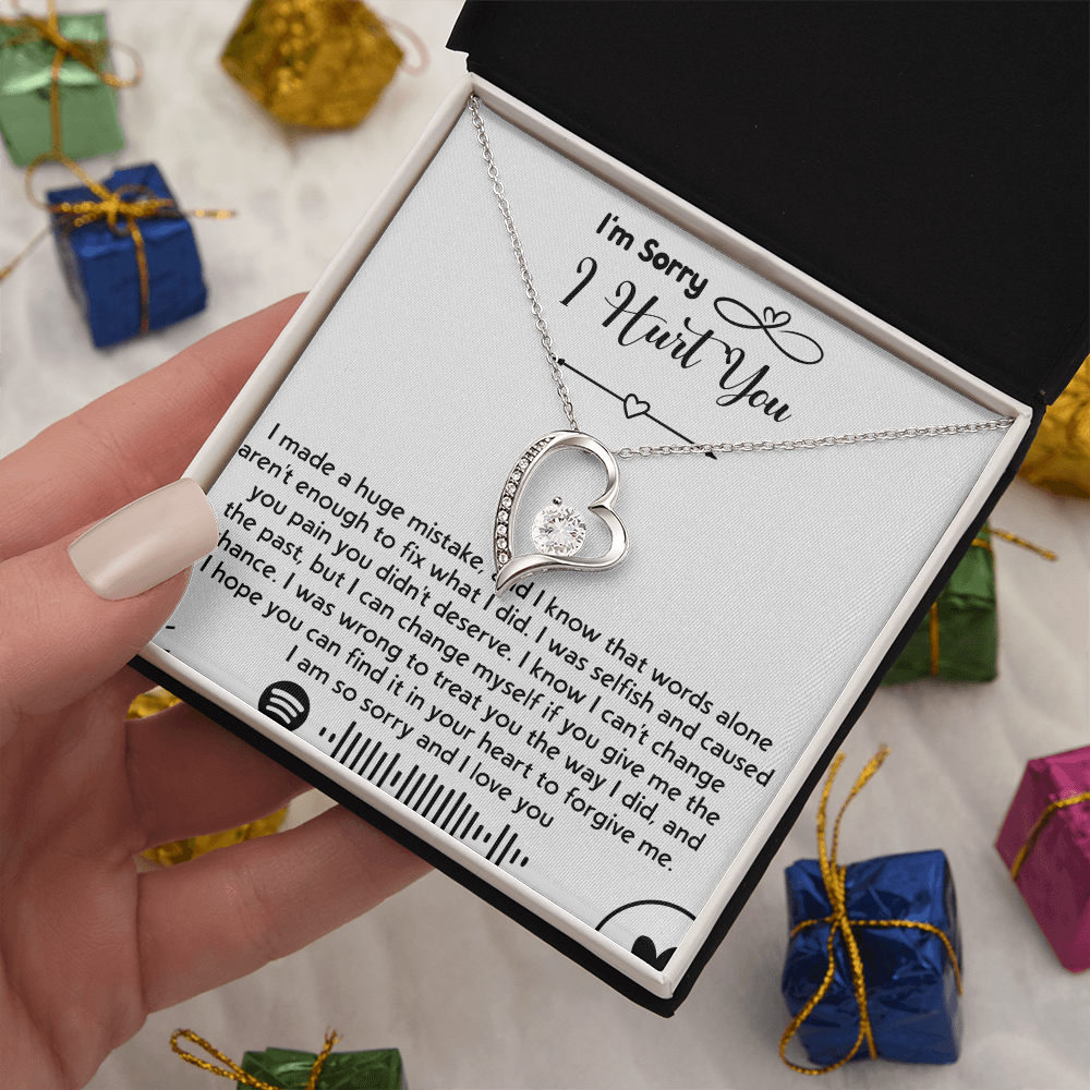 To my Wife [girl friend] -Forever love  Necklace-I'm So Sorry I Hurt You