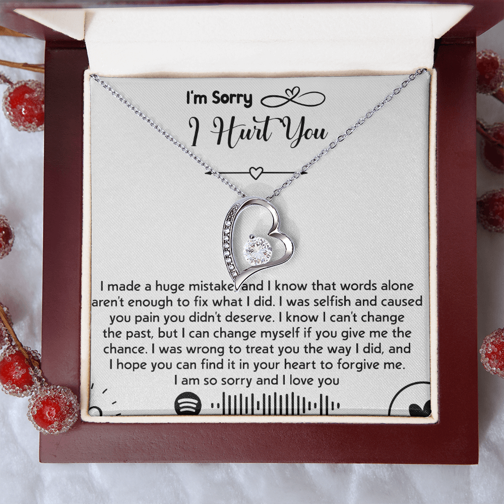 To my Wife [girl friend] -Forever love  Necklace-I'm So Sorry I Hurt You