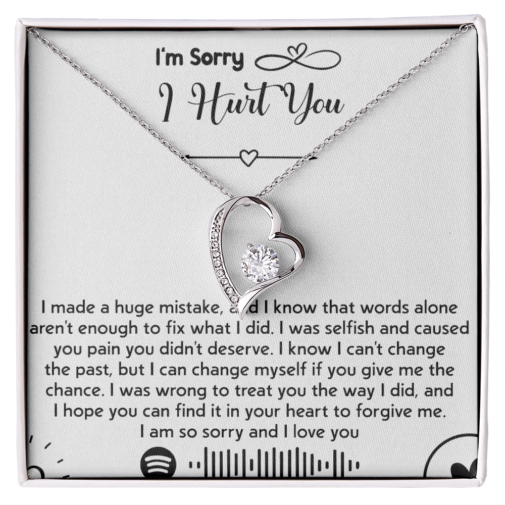 To my Wife [girl friend] -Forever love  Necklace-I'm So Sorry I Hurt You