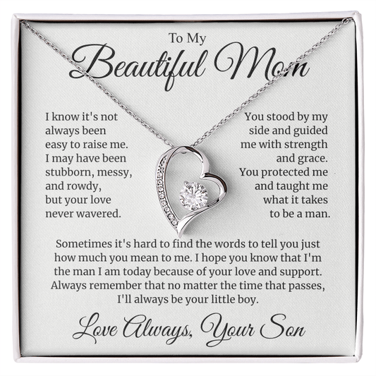 Whether it's for Mother's Day, her Birthday, Christmas, or simply to say "Thank You," this necklace is a gift she will treasure forever.