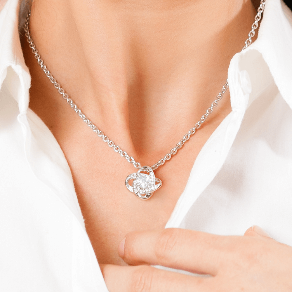 "Win Her Back" Love Knot Necklace - Romantic Reconciliation Gift for Wife or Girlfriend